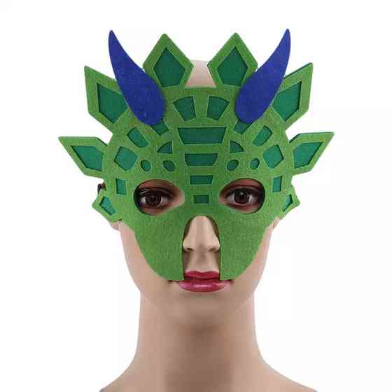 Детская маска Стегозавр one size зеленый Киев