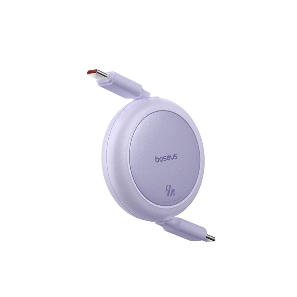 Кабель Baseus Free2Pull Mini Charging Cable USB-C to USB-C 60W 1m Nebula Purple P10364500511-01 Одеса - фото 6