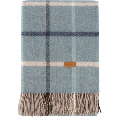 Плед Ardesto Leonardo Alpina 100% шерсть, голубой 140x200 см (ART0704LM) Винница - изображение 3