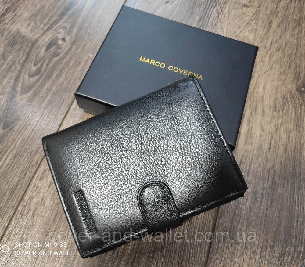 Шкіряний чоловічий гаманець вертикального типу Marco Coverna Київ - фото 10