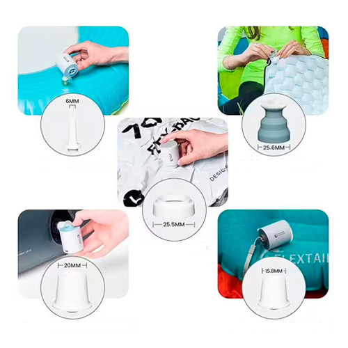 Насос електричний портативний 180л/хв 1300мАг з ліхтариком 3в1, Tiny Pump X Вінниця - фото 2