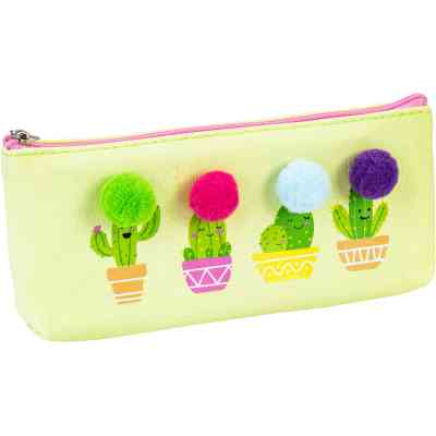 Пенал Cool For School с помпонами 1 отделение айвори (CF87039) Винница