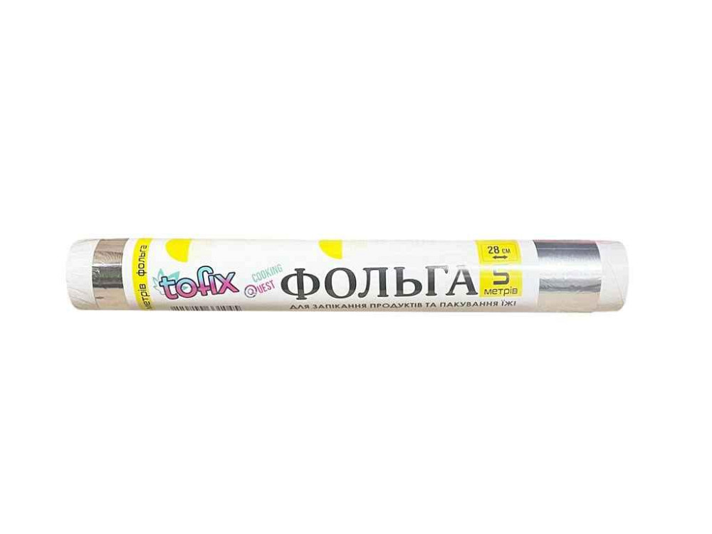 Фольга алюминиевая 5м 28см ТМ TOFIX Киев - изображение 1