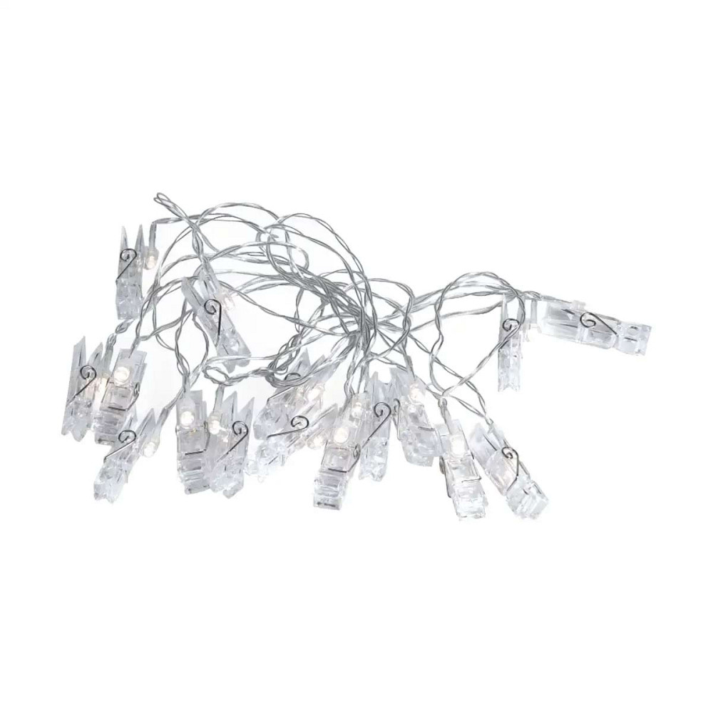Garlando Гірлянда нитка із прищіпками 5.2 метра 20 LED світлодіодів A65 Коломия - фото 5