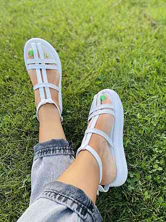 PGV Босоніжки жіночі PGV 1240 білі (літо, шкіра натуральна) (5140) Коломыя