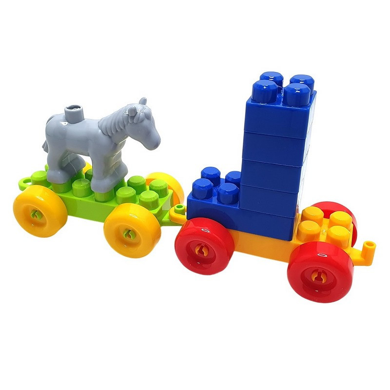 Дитячий блочний конструктор 013999/03 у пластиковому боксі, 252 деталі Вінниця - фото 4