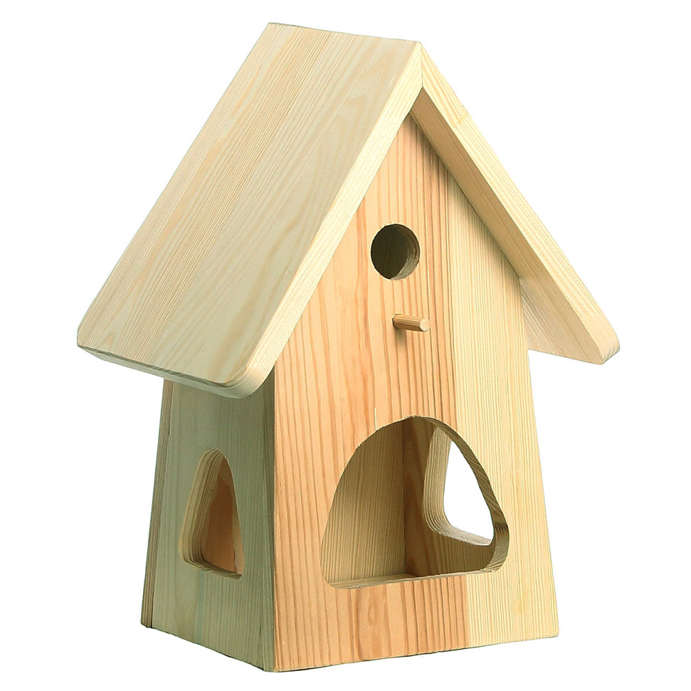 Кормушка со скворечником 