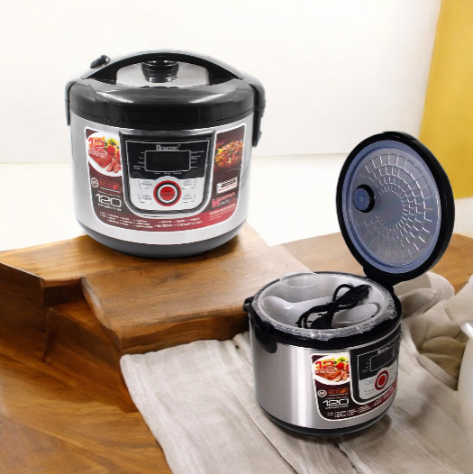 Мультиварка на 5л 12 автоматических  программ Domotec MS-7726 1500 Ватт, тефлоновая чаша, мультиповар Одесса - изображение 1