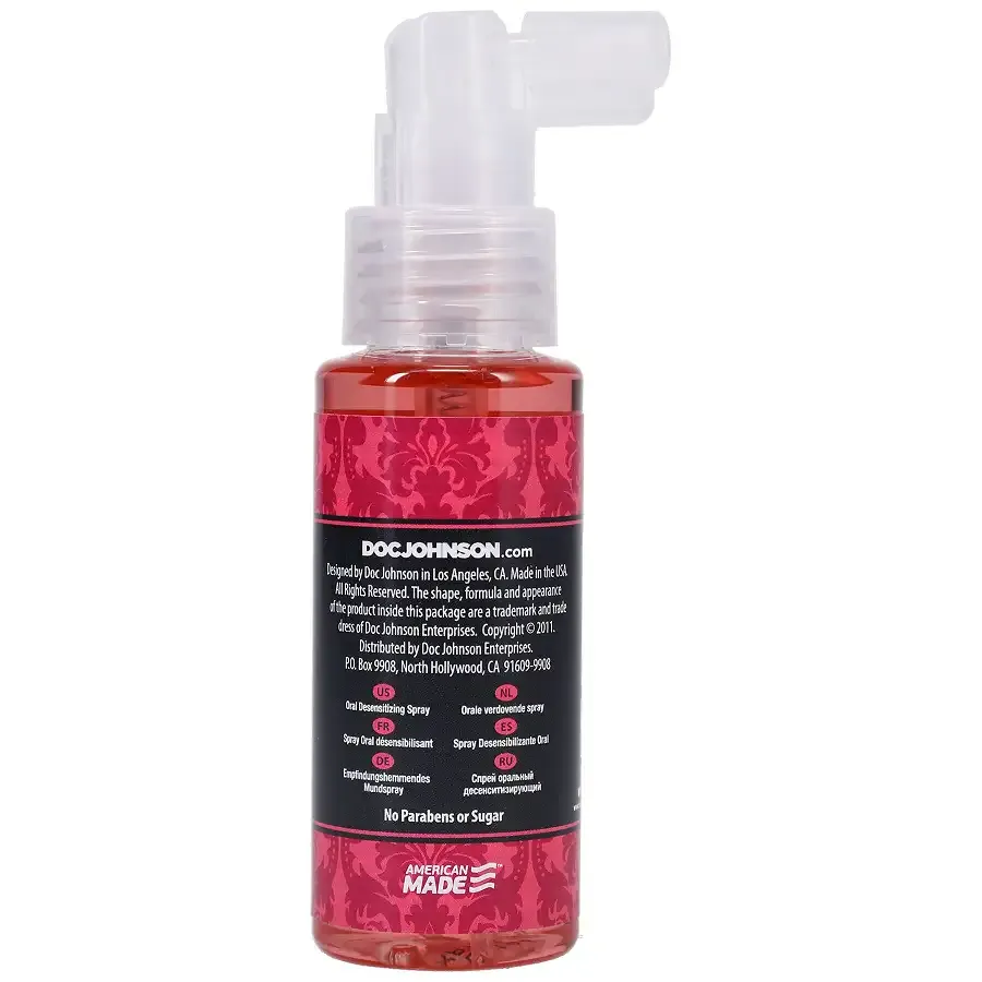 Спрей для мінету Doc Johnson GoodHead DeepThroat Spray - Sweet Strawberry 59 мл для глибокого мінету Львов - изображение 2