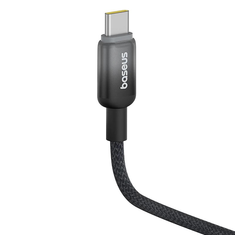Кабель Baseus Discolor Series Fast Charging Cable USB-C to USB-C 100W 1m Cluster Black Одесса - изображение 3