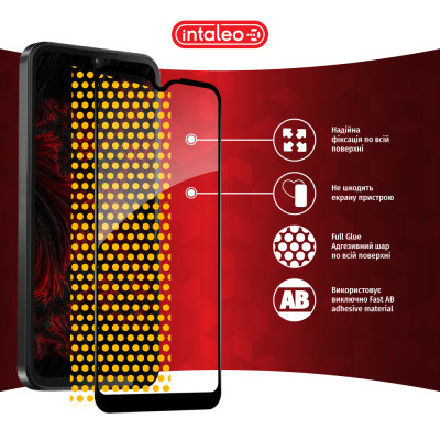 Стекло защитное Intaleo Full Glue Samsung A15 Black (1283126583063) Винница - изображение 7