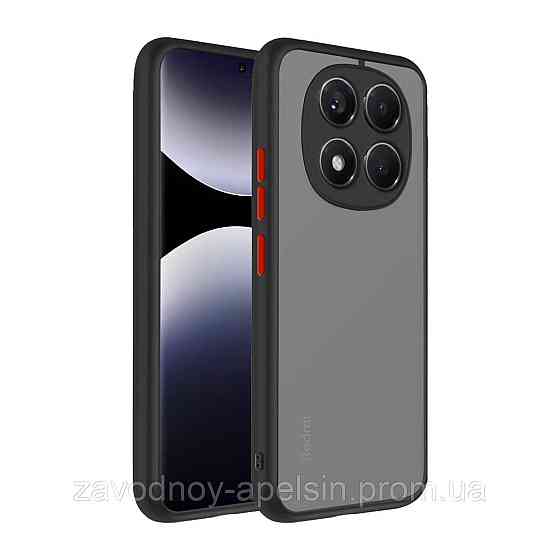 Xiaomi Redmi Note 14 Pro 4G Чехол матовый Защита камеры (TPU+PC) Одесса
