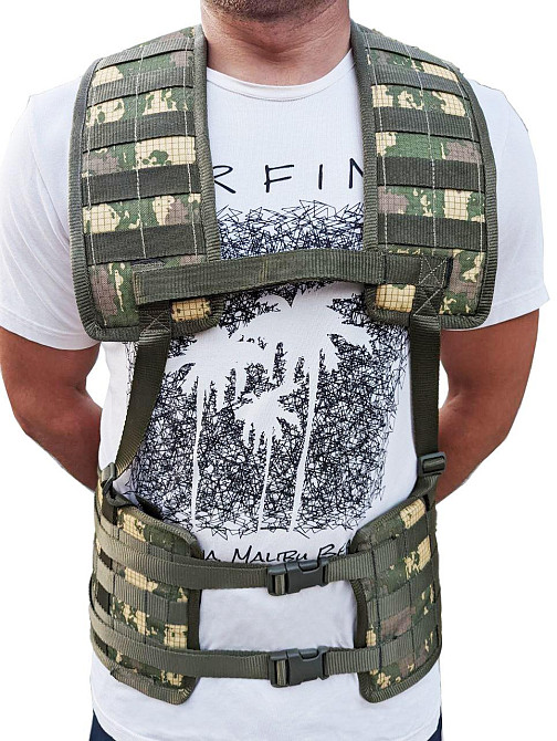 Розвантажувальний пояс тактичний (РПС) піксель (БЕЗ ПІДСУМКІВ), Ремінно-Плечова система для ЗСУ Днепр - изображение 4