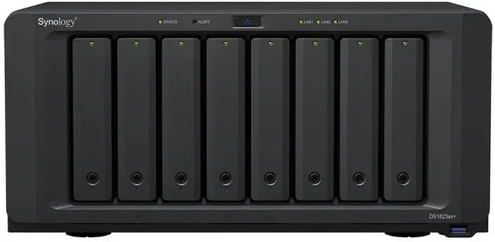 Сервер Сервер Synology DS1823xs+ 8-bay, AMD Ryzen V1780B 4-core 3,35GHz, 8 GB DDR4 ECC, 2 (NVMe) 1x10GbE, 2xGbE LAN, 3x USB 3.2, Киев - изображение 1