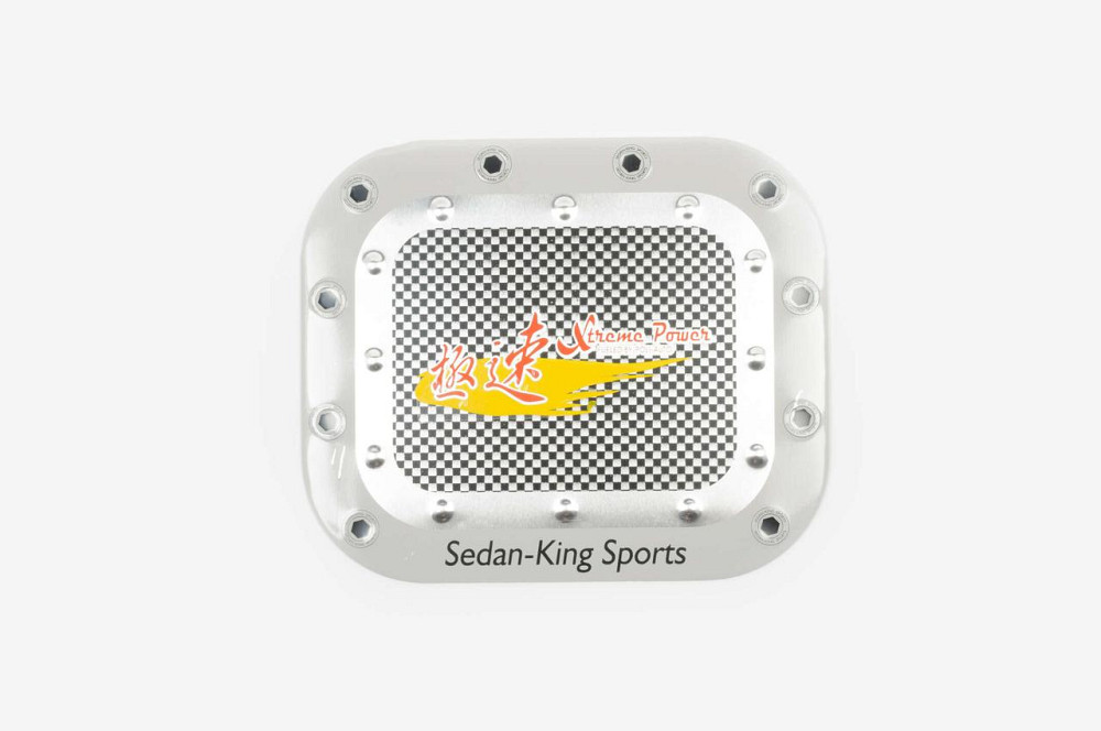 Наклейка на крышку бака   SEDAN-KING SPORTS   (15х13см, стальная)   (#1625) Мукачево - изображение 1
