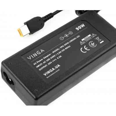 Блок живлення до ноутбуку Vinga Lenovo 90W 20V 4.5A square (VPA-2045-LNSQ01-101) Вінниця