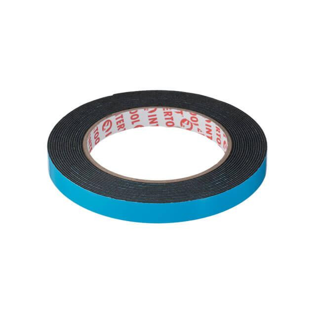 Стрічка клейка двостороння, автомобільна, 5 м, 12×1 мм, чорна, спінений поліетилен INTERTOOL KT-0811 Киев - изображение 2