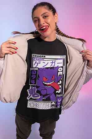 Футболка аниме Аниме Манга Отаку Аниме оверсайз (S/M/L) Черний AnimeJ0900 Днепр