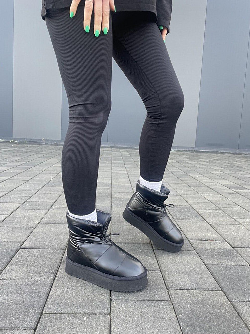 ITTS Угги жіночі ITTS чорні плащівка зимові 37-41 (5889-20-8) Коломия - фото 3