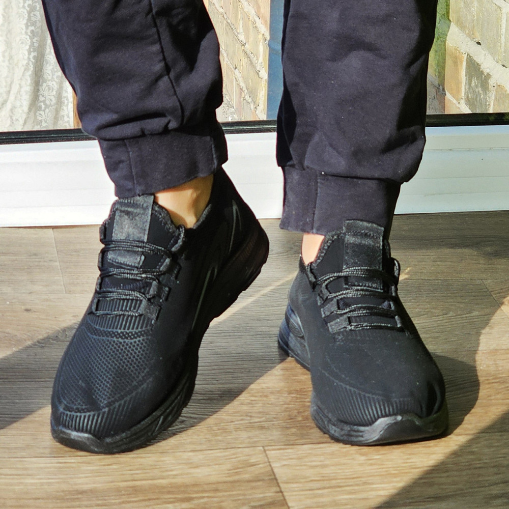 Кросівки Чоловічі Чорні Для бігу Бігові (розміри: 42,43,45) Дніпро - фото 6