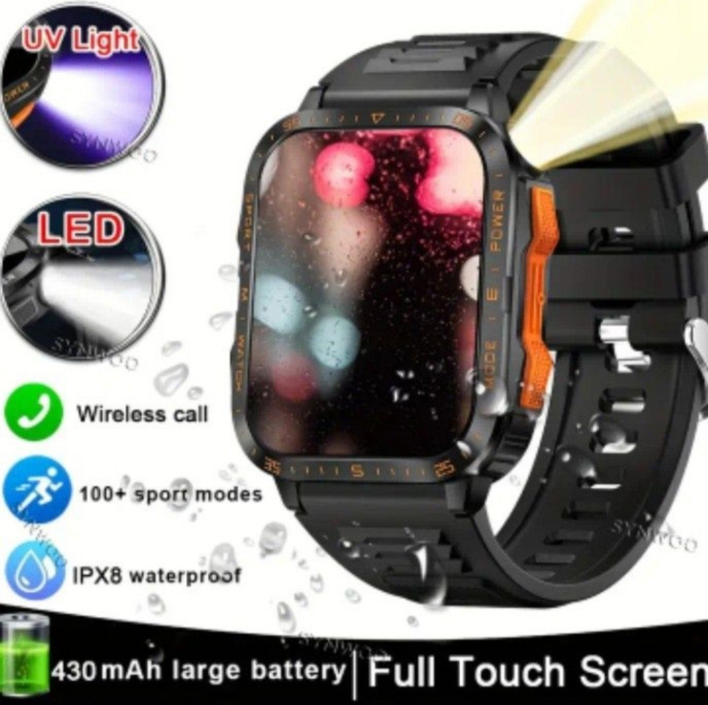 Акція!Смарт годинник|Тактические часы|  LIGE KT79 Black. Київ - фото 8