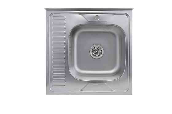 VALESO КОМПЛЕКТ мийка накладна 6060 САТИН "R" 0,7/160 TM Valeso + змішувач NS02A Valeso Коломия