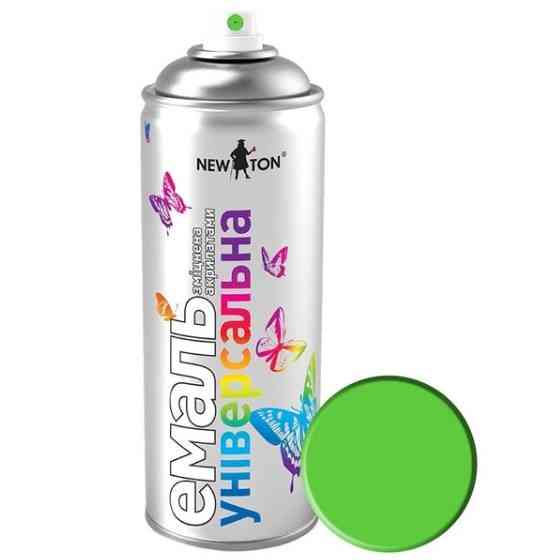 Емаль універсальна 400мл 6018 салатний аерозоль NEW TON Житомир