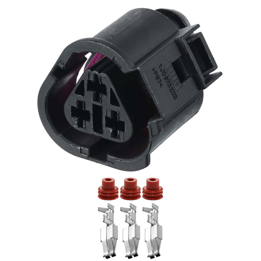 Роз'єм конектор 3-кон., 1J0973203, VAG Германия, Франция, Германия універс., Моторний Audi, Bugatti, Porsche, Seat, Skoda, VW Київ - фото 1