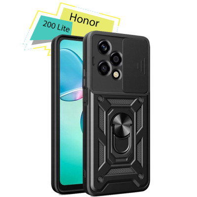 Чехол для мобильного телефона BeCover Military Honor 200 Lite Black (713044) Винница - изображение 1