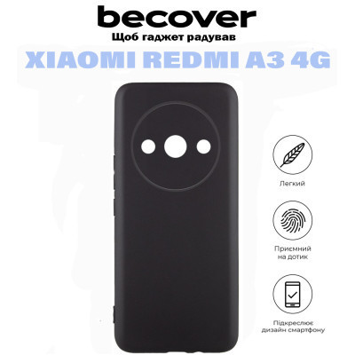 Чохол до мобільного телефона BeCover Xiaomi Redmi A3 4G Black (710921) Вінниця - фото 7