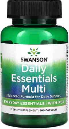 Полівітамінний комплекс із мінералами Swanson Multi and Mineral Daily 100 капсул Київ