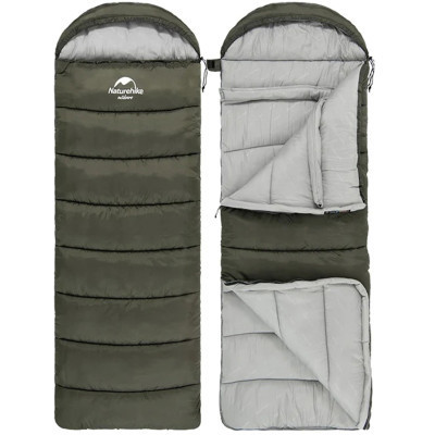 Спальный мешок Naturehike U150 NH20MSD07 Green Left (6927595764398-L) Винница - изображение 2