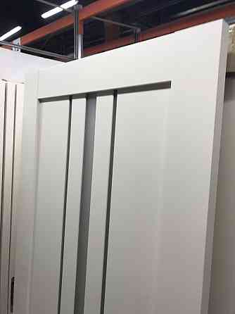 Двери экошпон, Полотно, серия TETRA  , Модель Т-03 (сатин) Цвет: Крем мат. (НОВИНКА) Крем мат. Сатин Киев