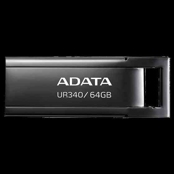 Флешка A-DATA USB 3.2 UR340 64Gb, колір чорний AROY-UR340-64GBK Одеса