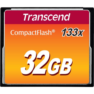 Карта пам&apos;яті Transcend 32Gb Compact Flash 133x (TS32GCF133) Вінниця - фото 1