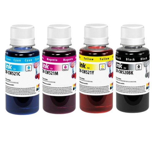 Комплект чорнил 4*100 мл Canon PG-510/CLI-521 BK/С/M/Y ColorWay Житомир - фото 1