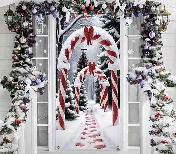 Банер на двері Різдвяний Смела