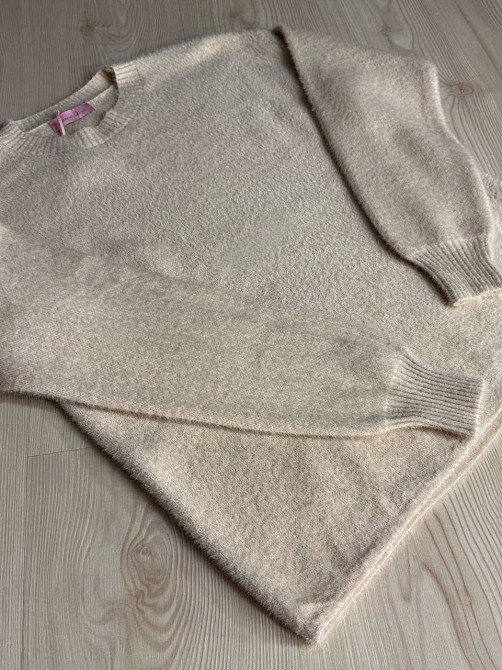 Светр жіночий Fancy Matinee 5977 ангора базовий, бежевий, one size Київ - фото 14