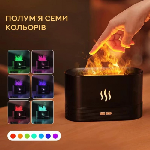 Ультразвуковий зволожувач повітря з ароматизацією та ночним режимом, резервуар 0.25 л Одеса - фото 9