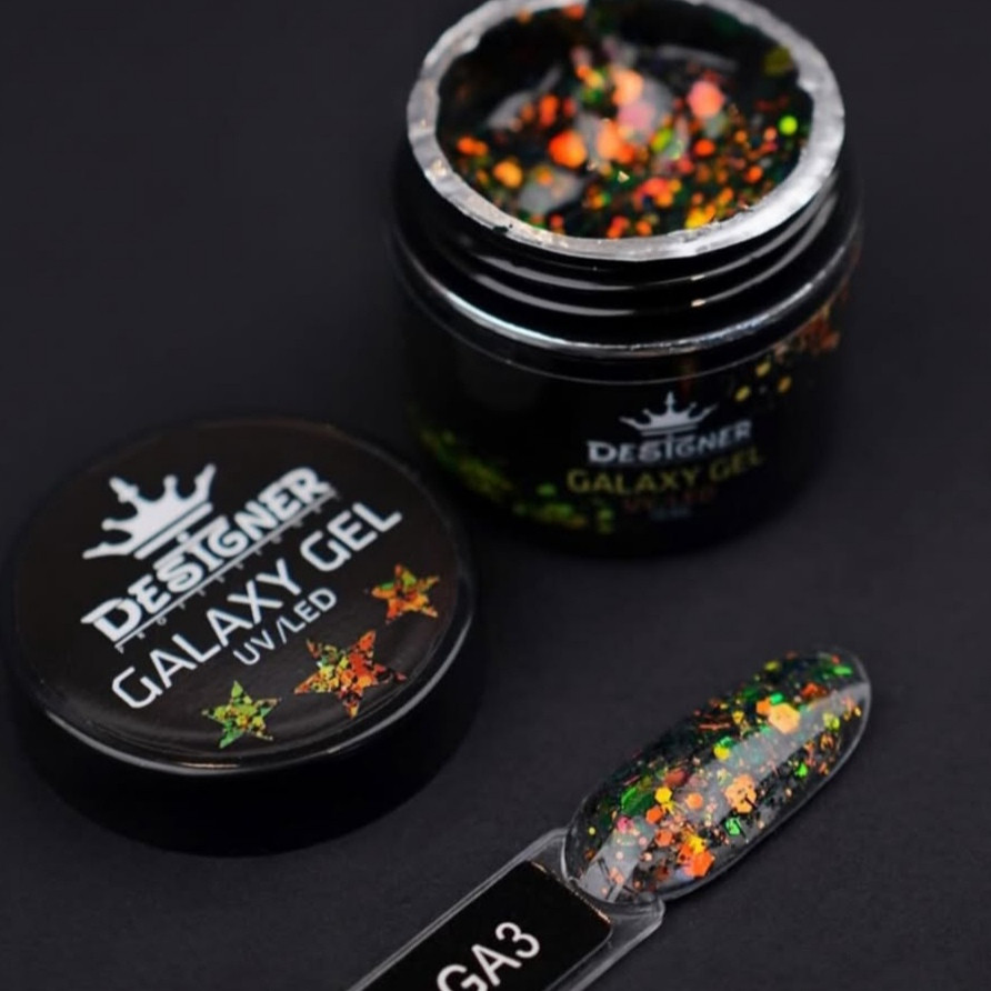 Глітерний гель Galaxy Gel 03 Designer 10мл Херсон - фото 1