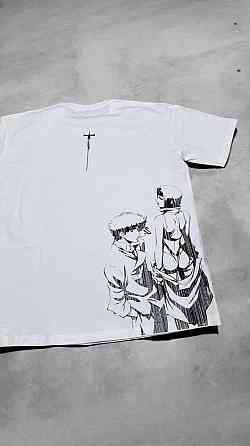 Футболка чоловіча с принтом  48 Біла 2664093719 Дніпро