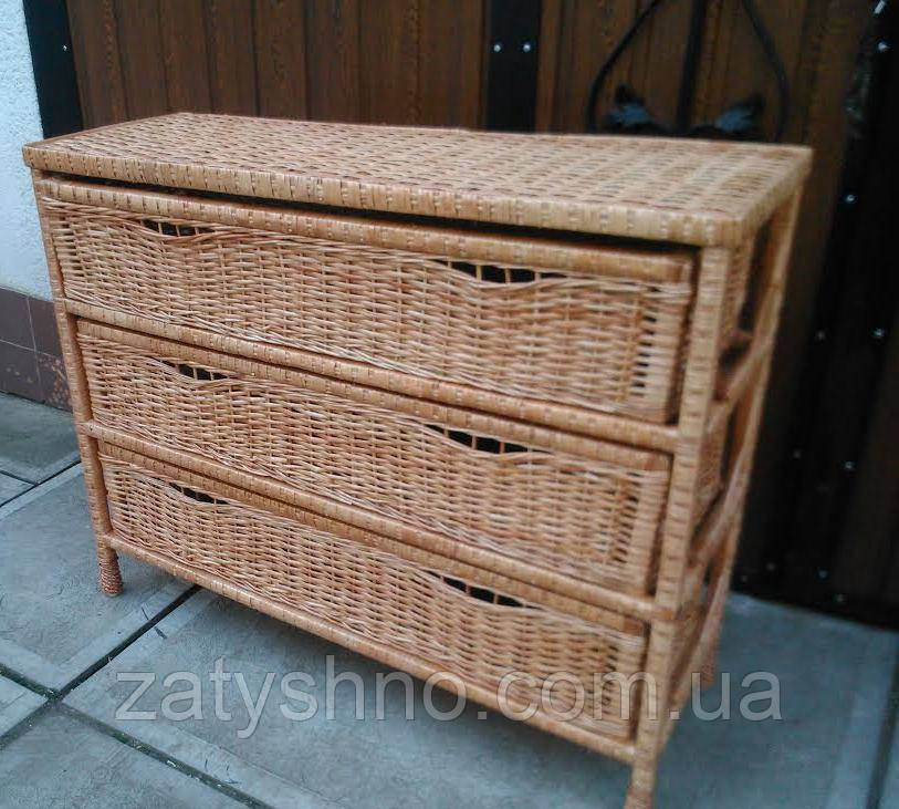 Комод большой плетеный из лозы Киев - изображение 8