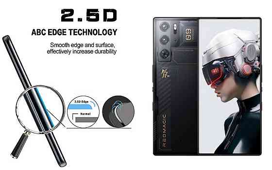 Захисне скло ArmorGlass для nubia Red Magic 9 Pro, Red Magic 9 Pro+ – стійке до подряпин та ударів Київ