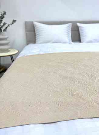 Ecotton Покривало Ecotton Pique 180х230 см натуральне молочний Natural в крафтовій подарунковій Коломия