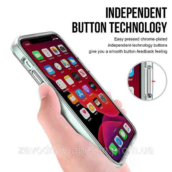Iphone 13 Pro Прозрачный чехол Матовый (TPU+PC) Одесса