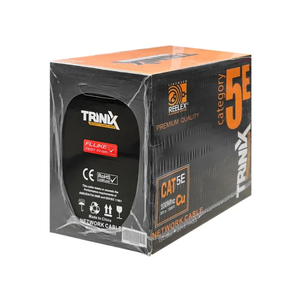 Кабель вита пара UTP CAT5E CU 0.51mm LDPE Outdoor Trinix 305m (33-00045) Київ - фото 8