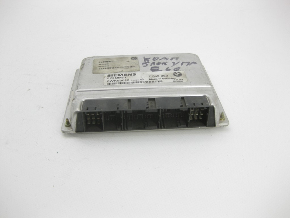 BMW  7549388 Блок керування двигуном E60 525i 530i Одеса - фото 2