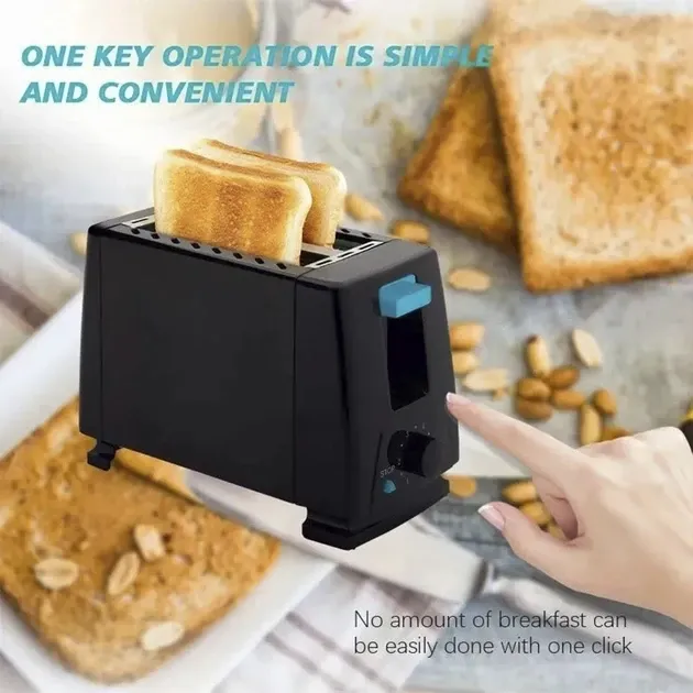 Тостер Domotec MS-263 650Вт, 2 відділення, 6 рівнів обсмажування, знімний піддон для крихт Одеса - фото 1