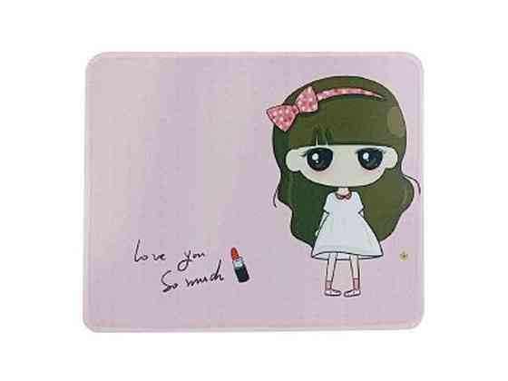 Килимок для мишки 250x210мм Girl (Love you so much), антиковзна основа ТМ Gerlax Киев