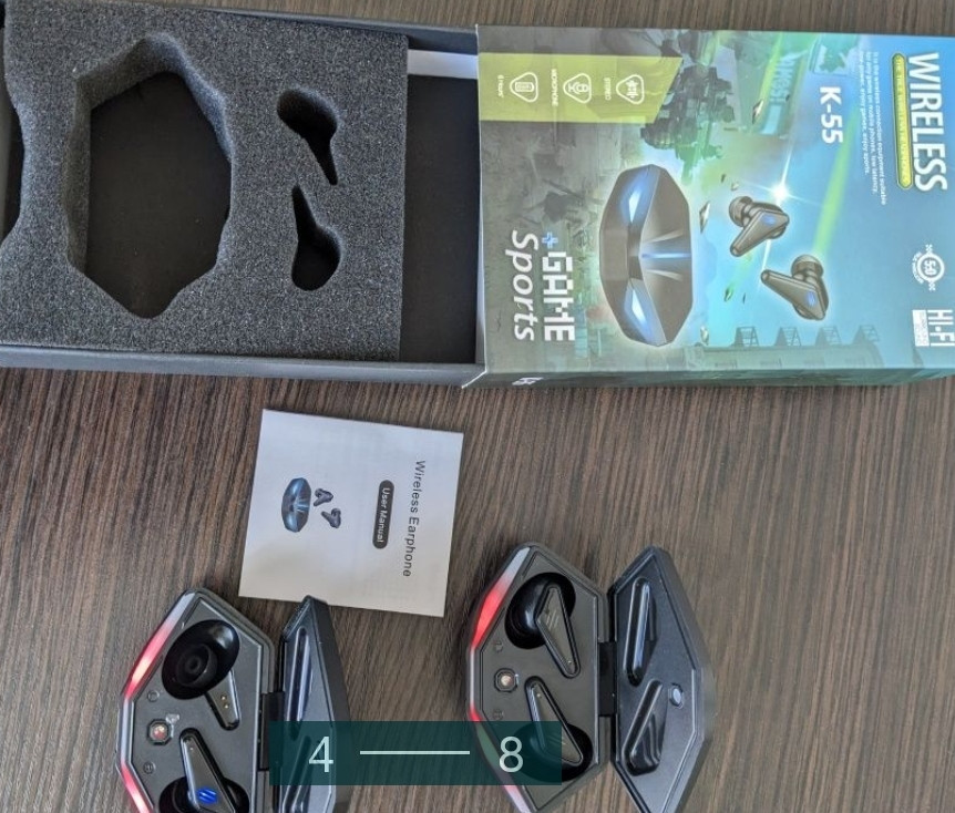 Навушники Геймерські: Bluetooth K55. Харків - фото 7